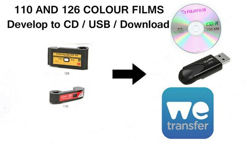 110 126 colour film - &,