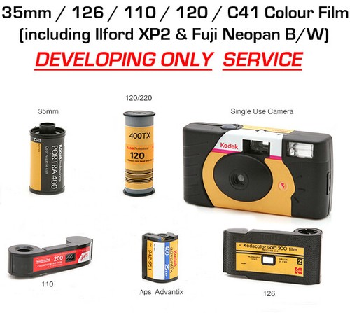 C41 colour film xp2 - c41, –