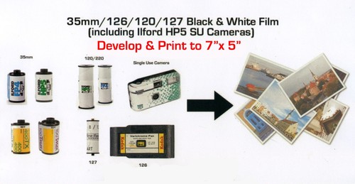 Black white film - black, to
